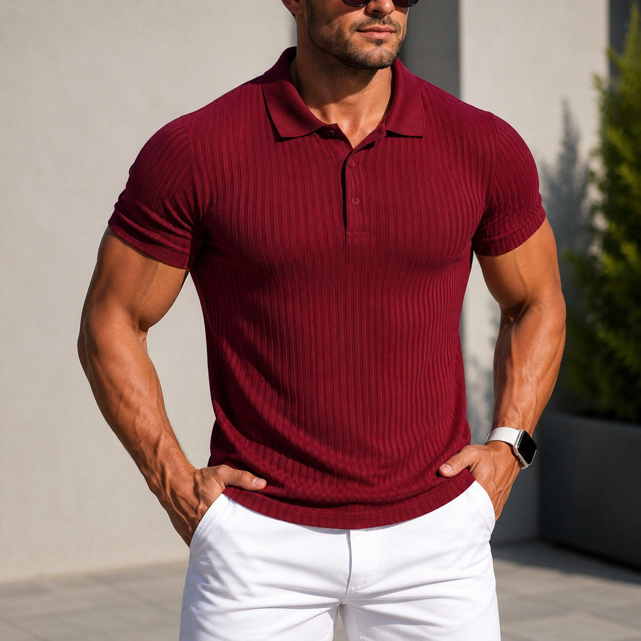 Mens Polo Shirts Summer Casual Short Sleeve Knitted Men's Shirts Polos Slim Solid Men t-shirt Polo Homme S-5XL Men's Clothing